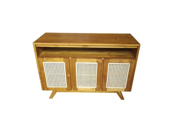 lemari buffet kombinasi rotan ia-821 b