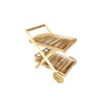 wooden trolley - troli kayu